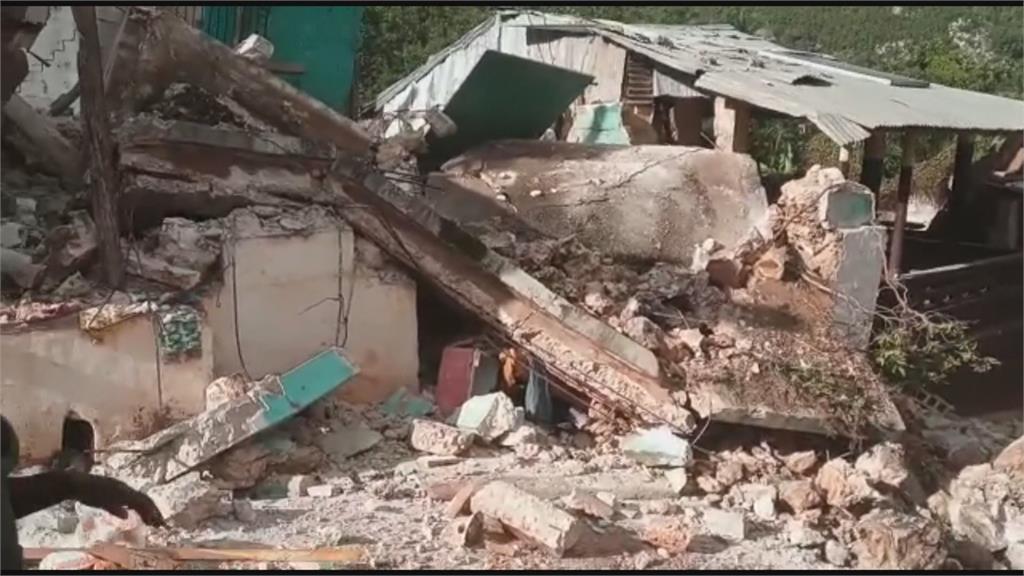 海地強震近2000死　人群擠爆醫院　「葛瑞斯」暴雨狂灌釀災