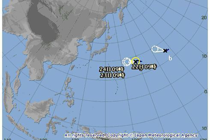 第5號颱風生成 預計往日本移動對台無影響 
