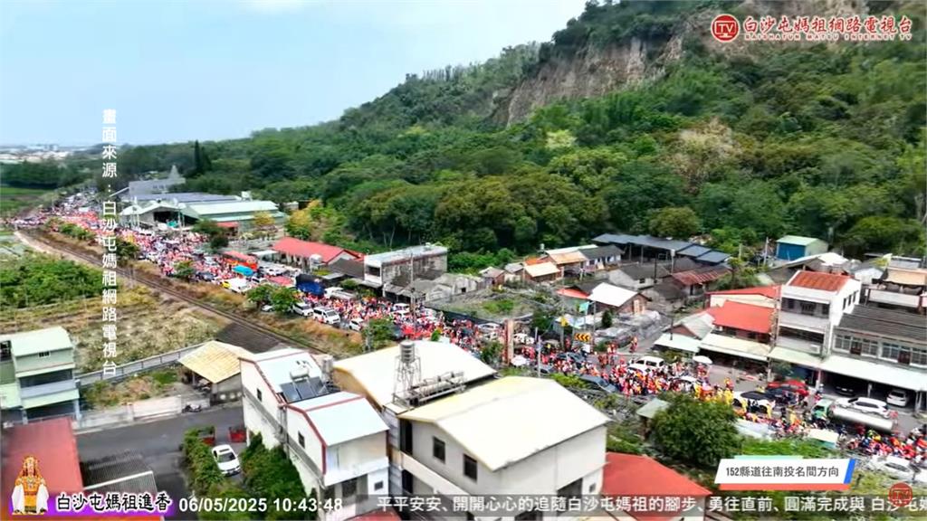 白沙屯媽停關鍵岔路口　一度往南投又迴轉竹山人失望