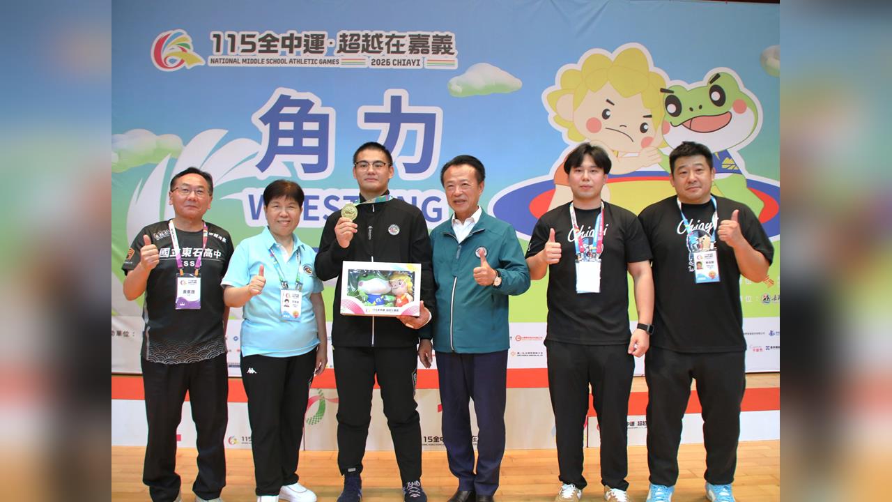 地主首金引爆全場！ 全中運角力戰火燃燒嘉義　狂掃獎牌點燃鬥魂