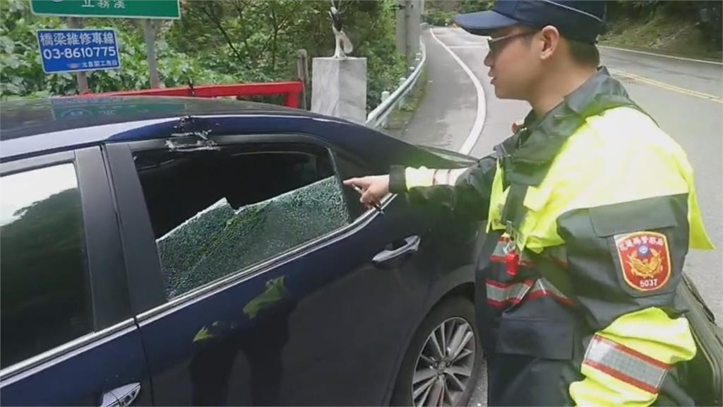 地震預兆？上午太魯閣落石砸爛車窗 花蓮13:29發生規模5.3地震 全台有感