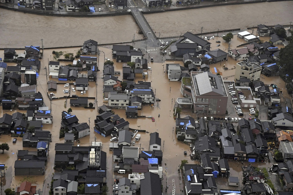 日本能登半島降破紀錄暴雨　河川暴漲、土石崩塌　釀1死7失聯