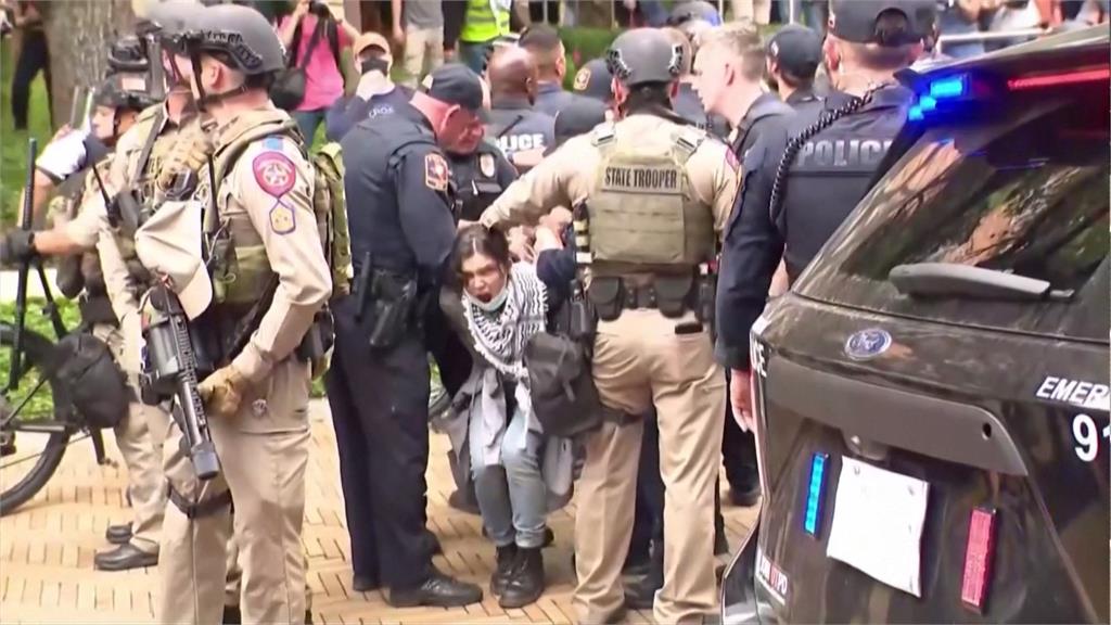美國大學「挺巴運動」蔓延　多名學生與警爆衝突遭逮捕