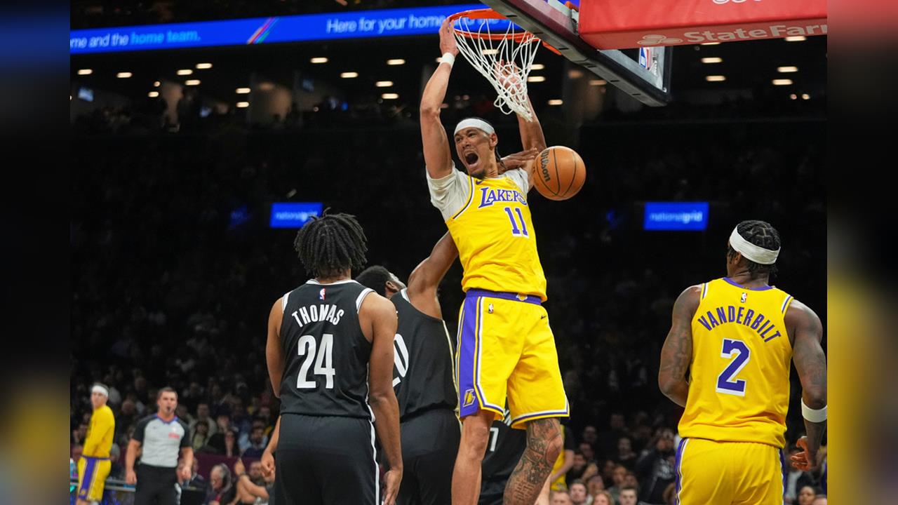 NBA(影)／故意撞倒吉祥物！湖人中鋒海伊斯遭NBA禁賽一場損失62萬台幣