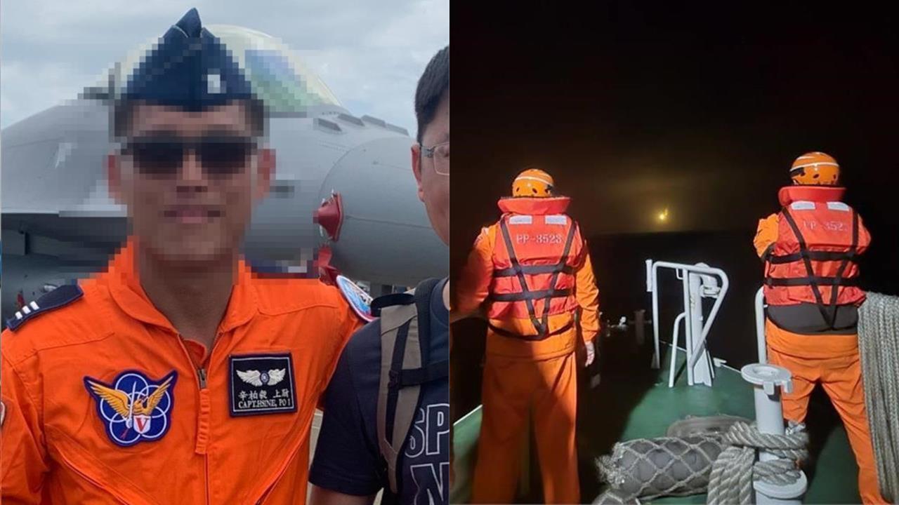 失事F-16V黑盒子找到了！飛官辛柏毅妻「一句話」惹全網鼻酸