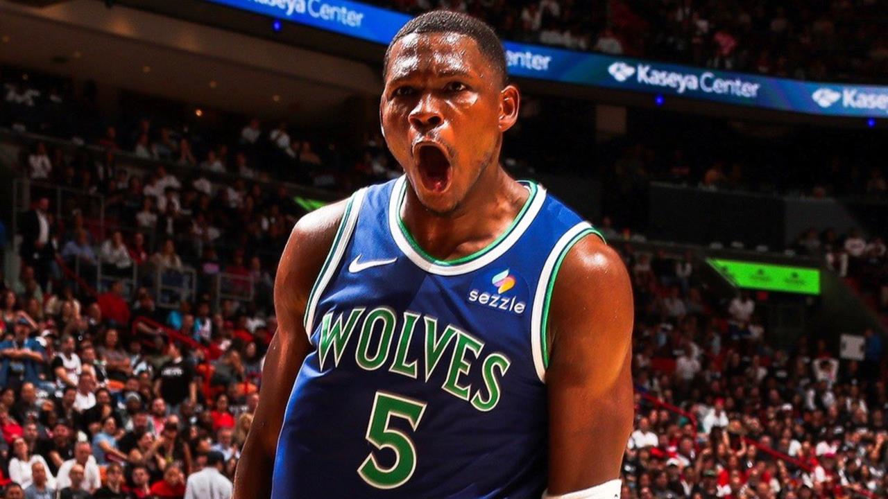 「蟻人」愛德華茲（Anthony Edwards）。（圖／翻攝自 @Timberwolves X）