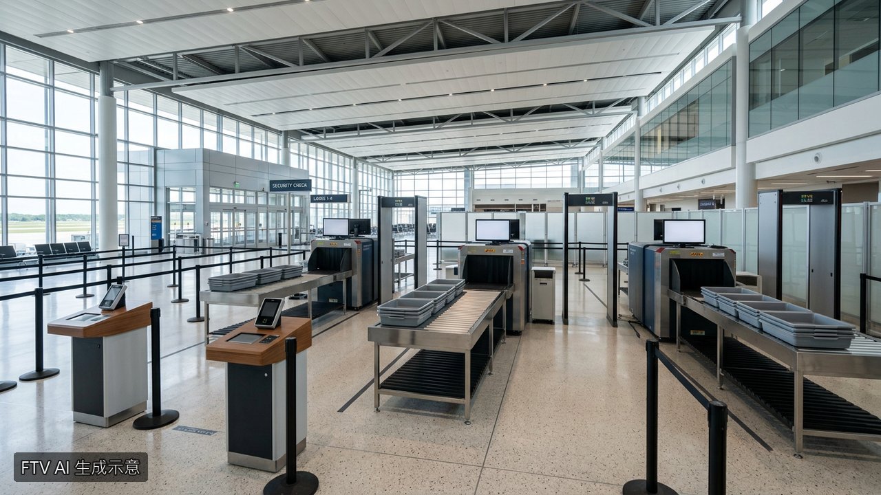 美機場安檢撤除座椅禁坐著查驗　工會痛批漠視勞權