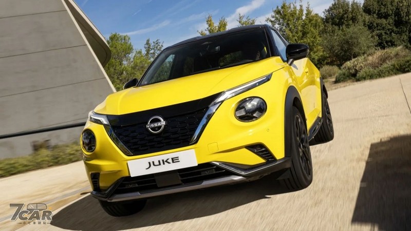 新增黃色車色搭配黃色內飾板、12.3 吋中央資訊螢幕　全新 2024 Nissan Juke 歐洲正