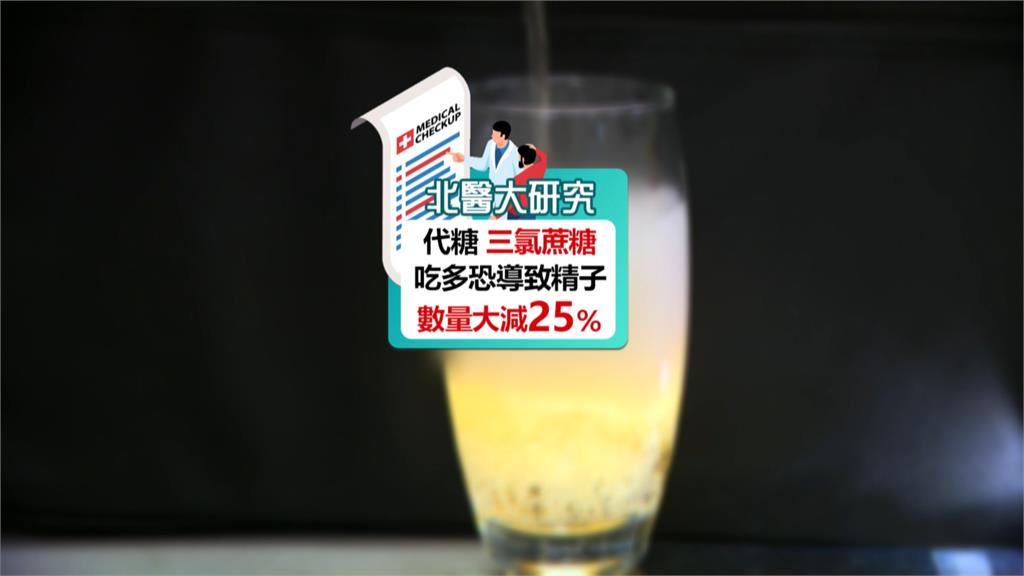 健康喝代糖卻傷生育？　北醫最新研究：三氯蔗糖讓精子死亡率爆增