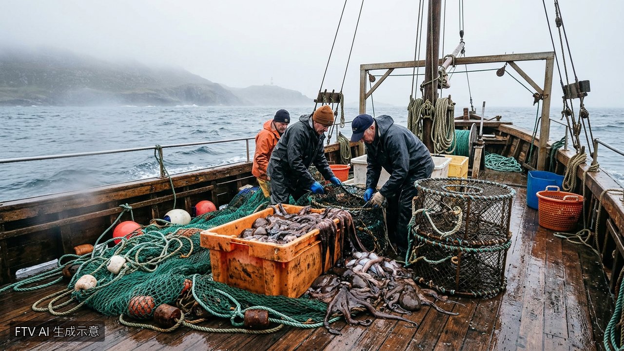 海水暖化致英國章魚暴增　漁民喜獲商機卻憂貝類遭吞噬