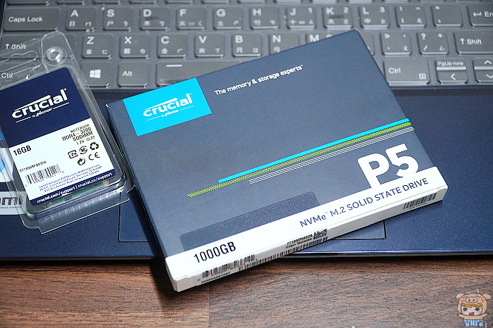 讓電腦效能再進化 美光 Crucial P5 1TB M.2 2280 PCIe SSD固態硬碟 開箱 評測