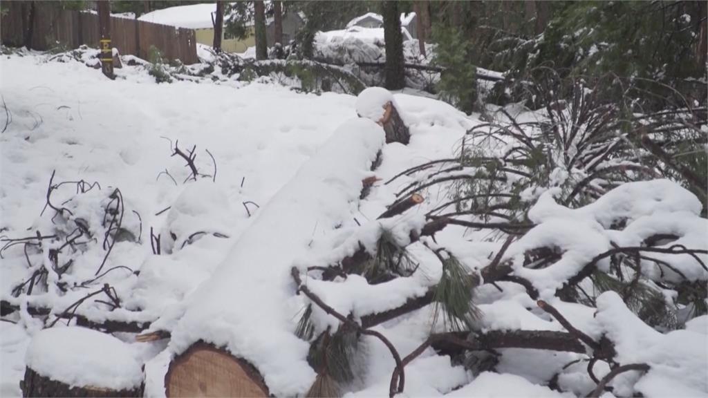 暴風雪連續襲擊　加州山區積雪300公分