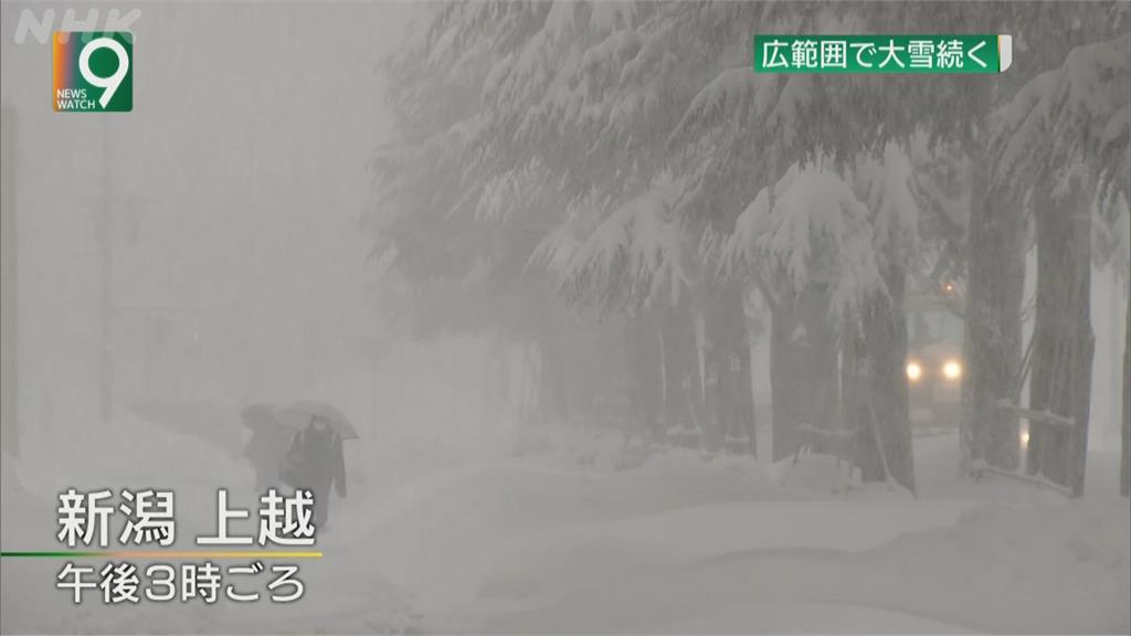日本海沿岸降暴雪！交通大亂事故頻傳