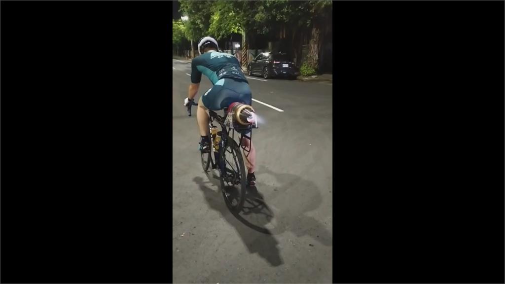 單車裝噴射引擎 飆速133公里
