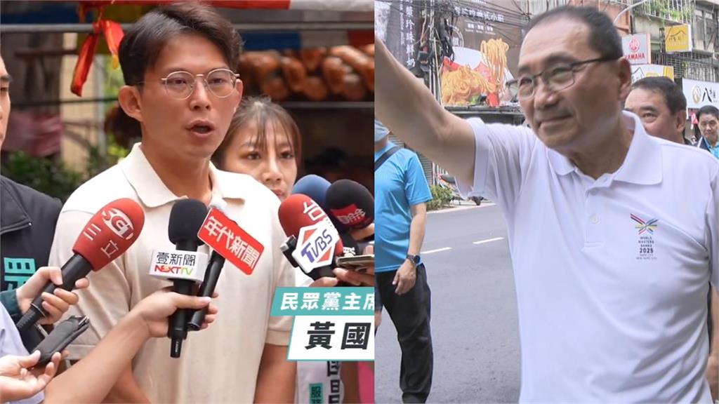黃國昌新北廟口發高麗菜「被喊市長好」!本人下秒「脫口1句」小草嗨暈了