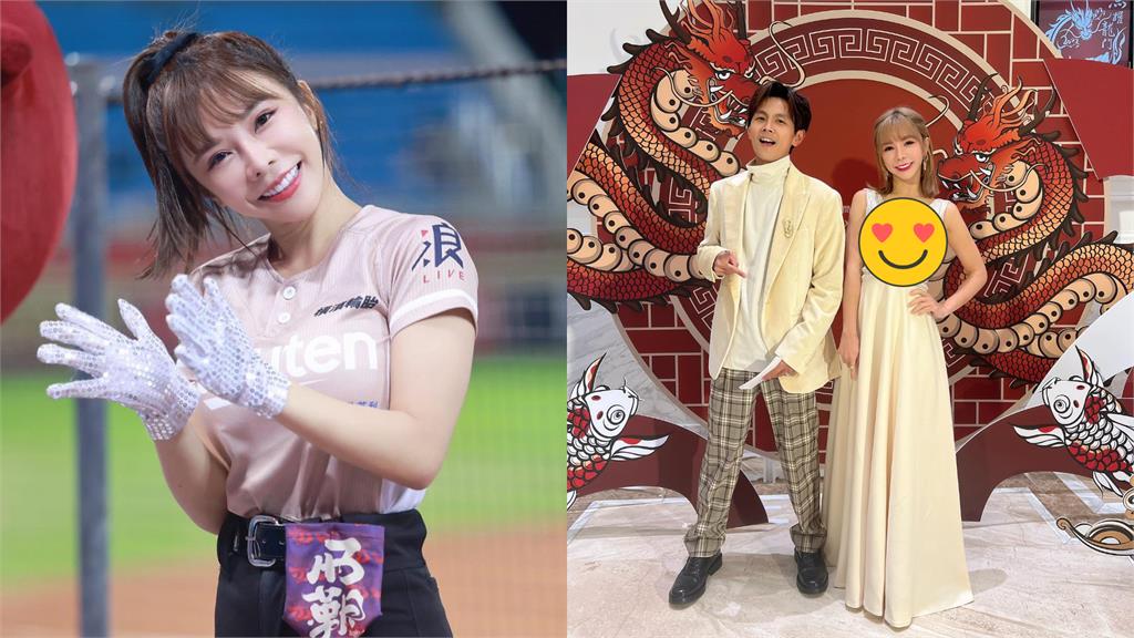啦啦隊女神尾牙戰袍暗藏「心機亮點」　與阿翔主持狂讚3優點：上了一課