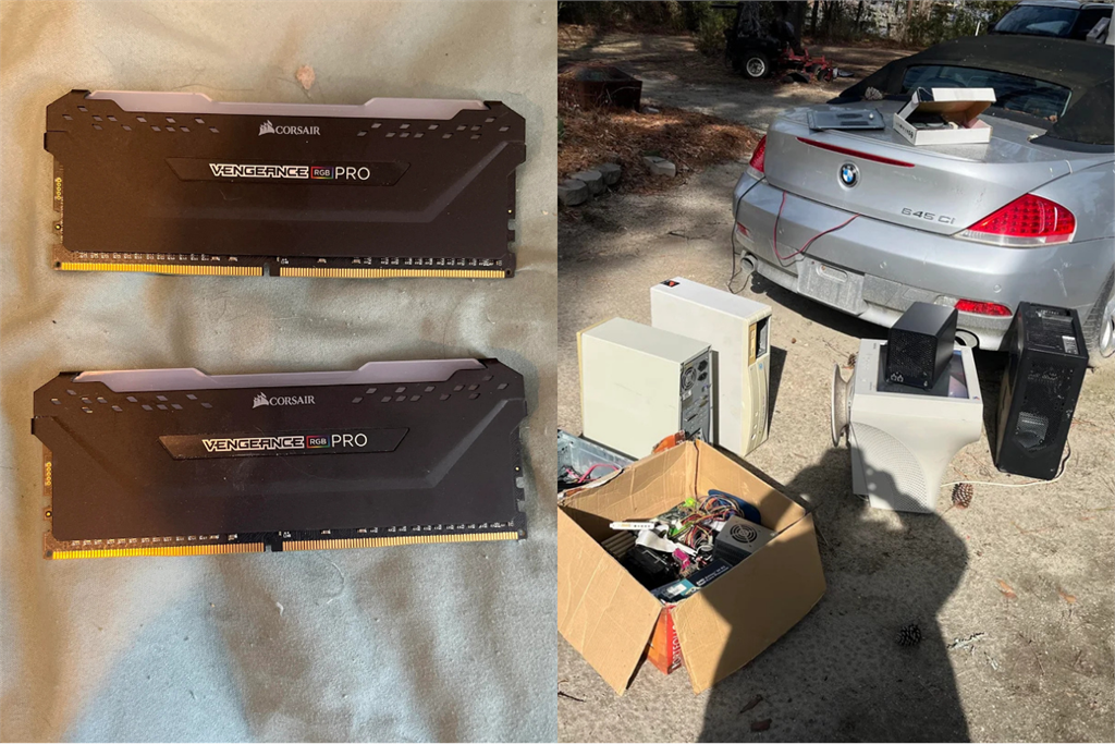 【拾荒致富?】零組件飆漲讓玩家決定前往垃圾場「挖寶」　成功挖到 64GB 記憶體