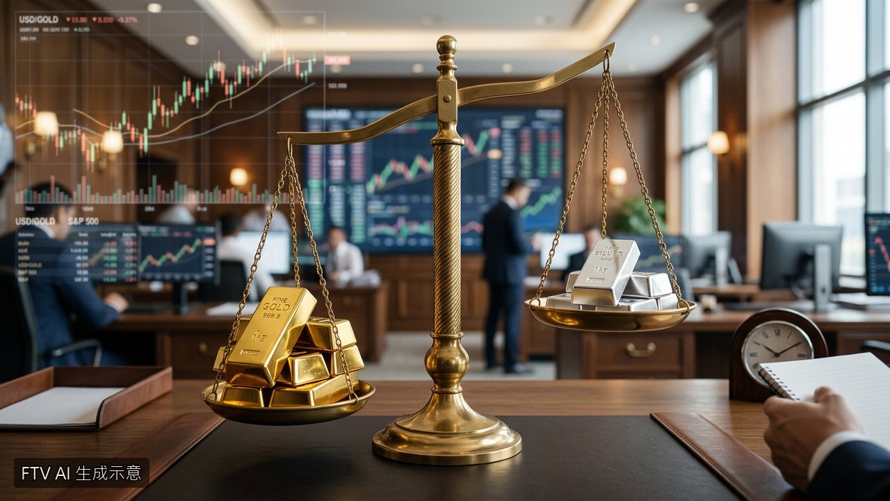 白銀連跌恐再輸黃金！專家指「金銀比」突破關鍵均線