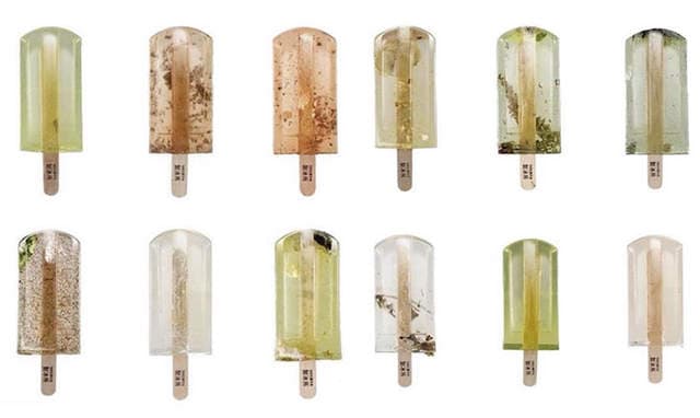 《台灣100%污染水源冰棒》看看這些冰棒，很美　但你敢吃嗎？