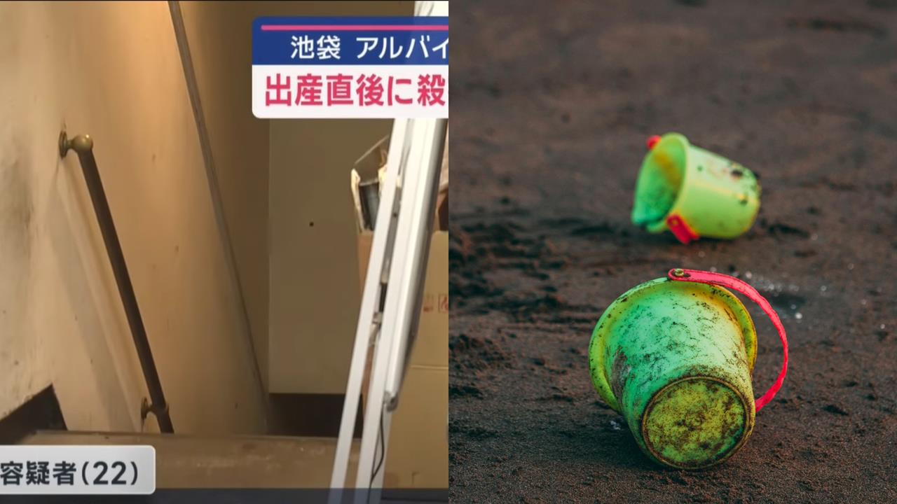 22歲女餐廳廁所「意外產嬰」當場徒手掐死！屍裝水桶自首：我殺死她了
