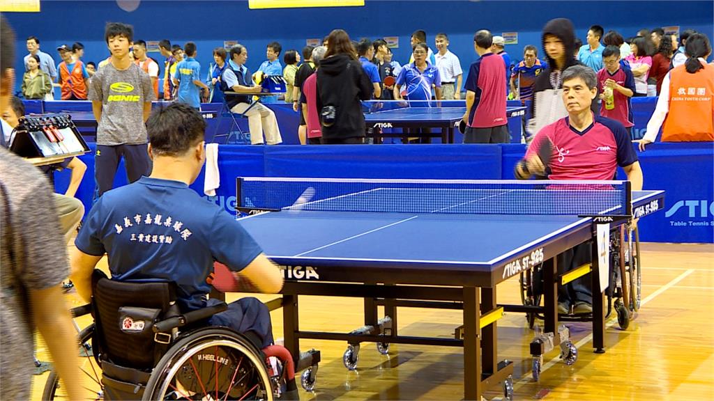 鼓勵身心障礙者運動！中華郵政辦桌球賽