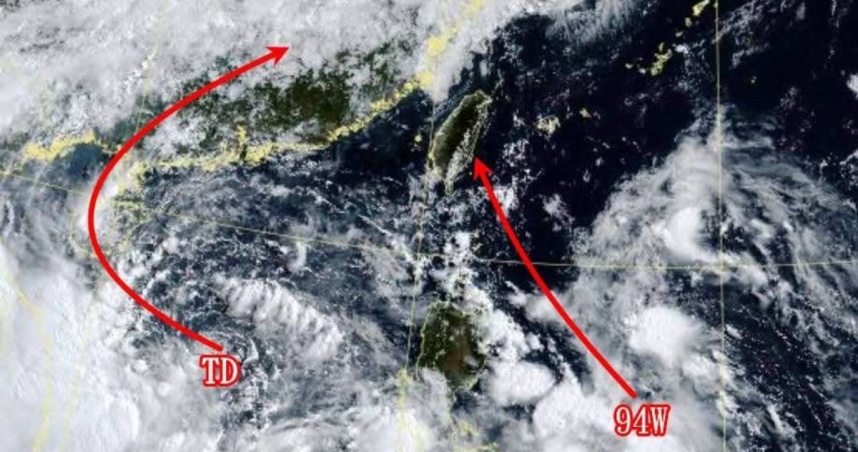 另一熱帶擾動增強恐成熱帶低壓　氣象粉專：週四起東部防大雨