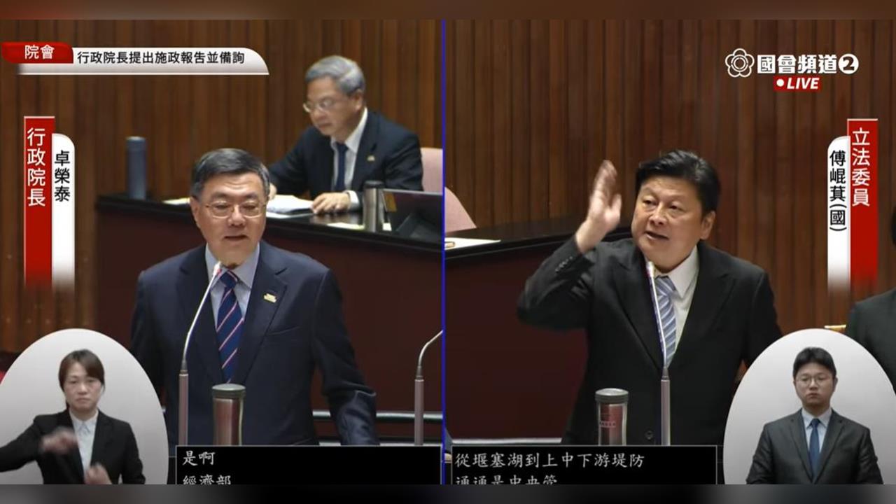 快新聞／傅崐萁又想甩鍋？怪中央沒提疏散計畫　卓榮泰怒曬證據狠打臉