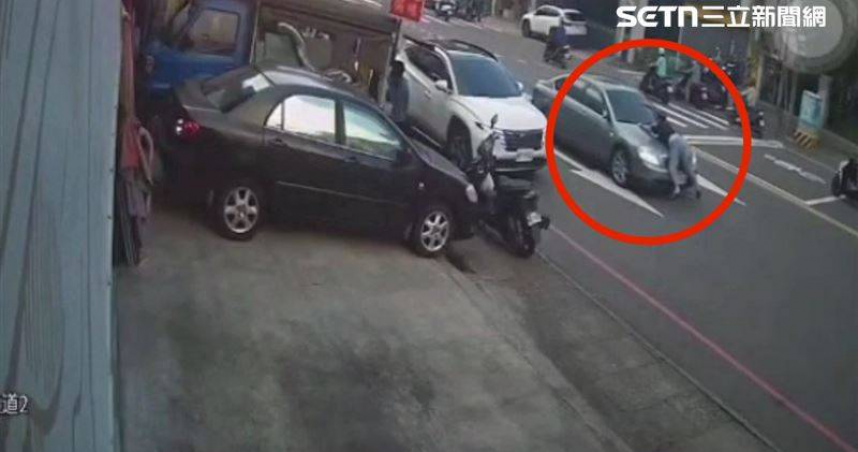 台中婦遭詐400萬！女兒約車手討公道　跳引擎蓋攔阻被拖行1公里
