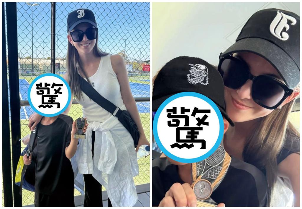 周杰倫7歲兒奪網球賽冠軍！　昆凌曬正面照網誇：好像爸爸