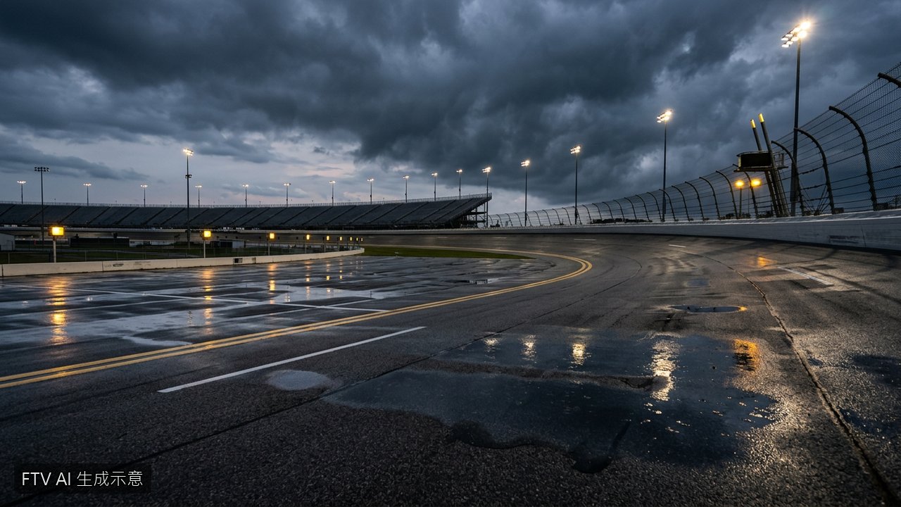 NASCAR達靈頓排位賽因雨取消 Tyler Reddick奪桿位起跑