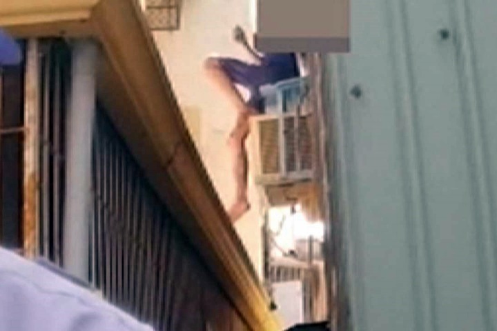 男子疑吸毒神智不清 透天厝頂樓爬上爬下