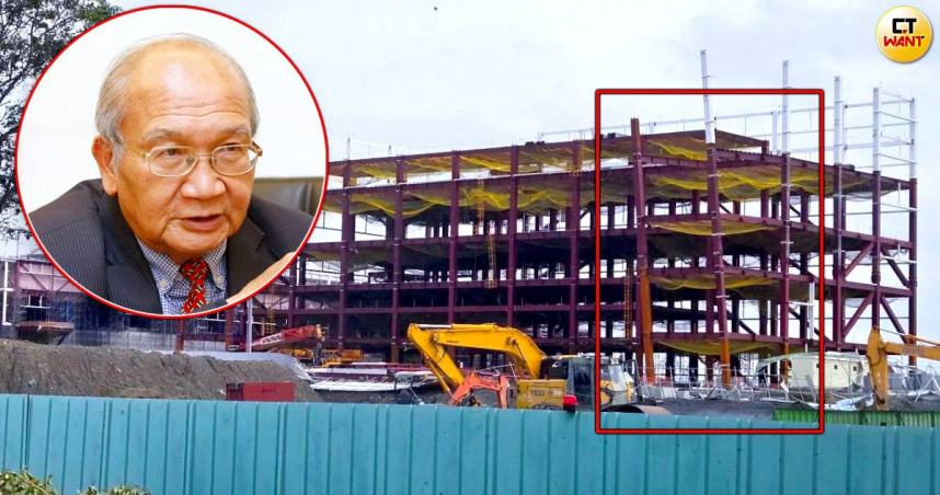 諸羅颱風尾1/支撐柱傾斜悄拉正 丹娜絲吹出台積電嘉科園區工安亂象