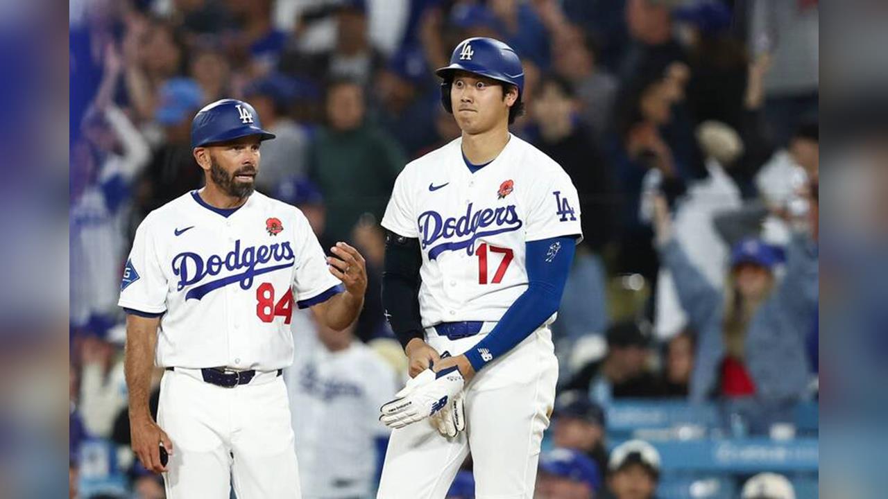 MLB(影)/即便是王牌還這麼拚!大谷「全力衝刺」獲改判成逆轉關鍵讓主帥大讚
