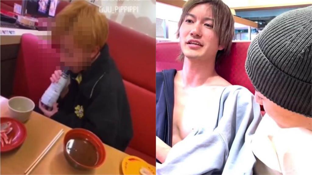 壽司郎又被惡搞！65萬人氣YouTuber「當眾脫衣」遭網罵爆急刪片