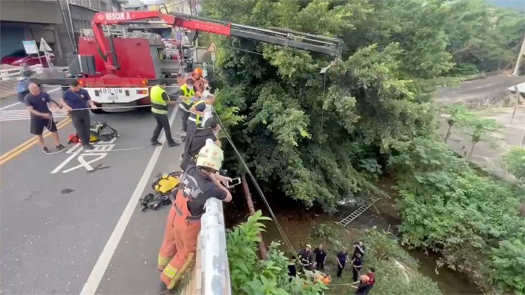 打球太累？男大生「轉彎沒轉過」　恍神撞擊橋頭墜落6米橋下