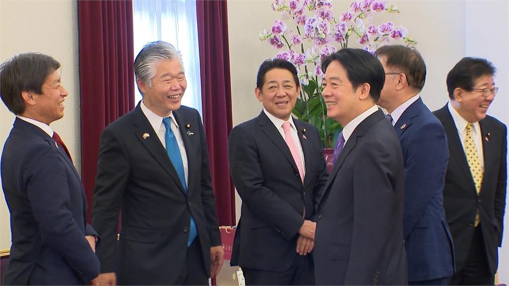 熊本訪問團會見賴清德 日議員:祝總統大選旗開得勝