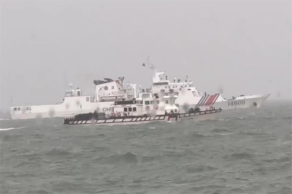 快新聞／中國4船艦再闖金門水域　海巡署一對一驅離