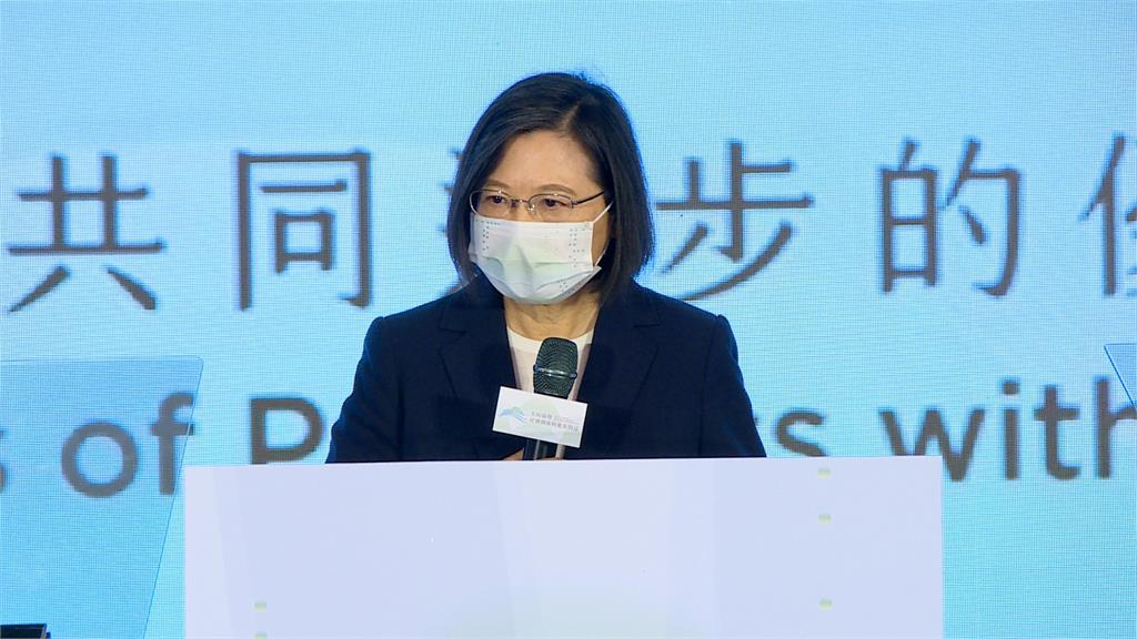 玉山論壇登場 總統英文致詞:盼與鄰居共存