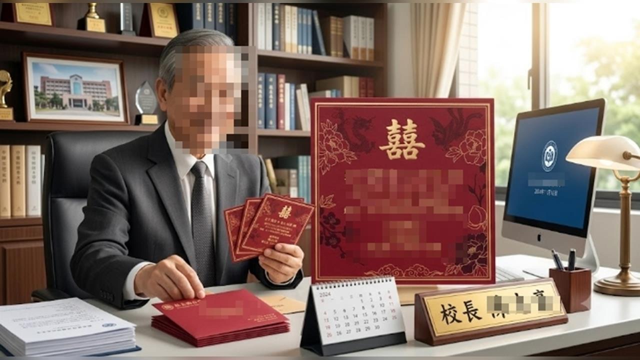 校長發兒子「假喜帖」討禮金！同事「鬼靠1招」踢爆：去年就結婚…下場慘了