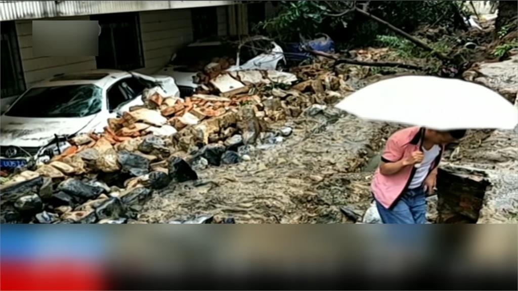 中國暴雨傳土石坍方 廣東、雲南災情嚴重