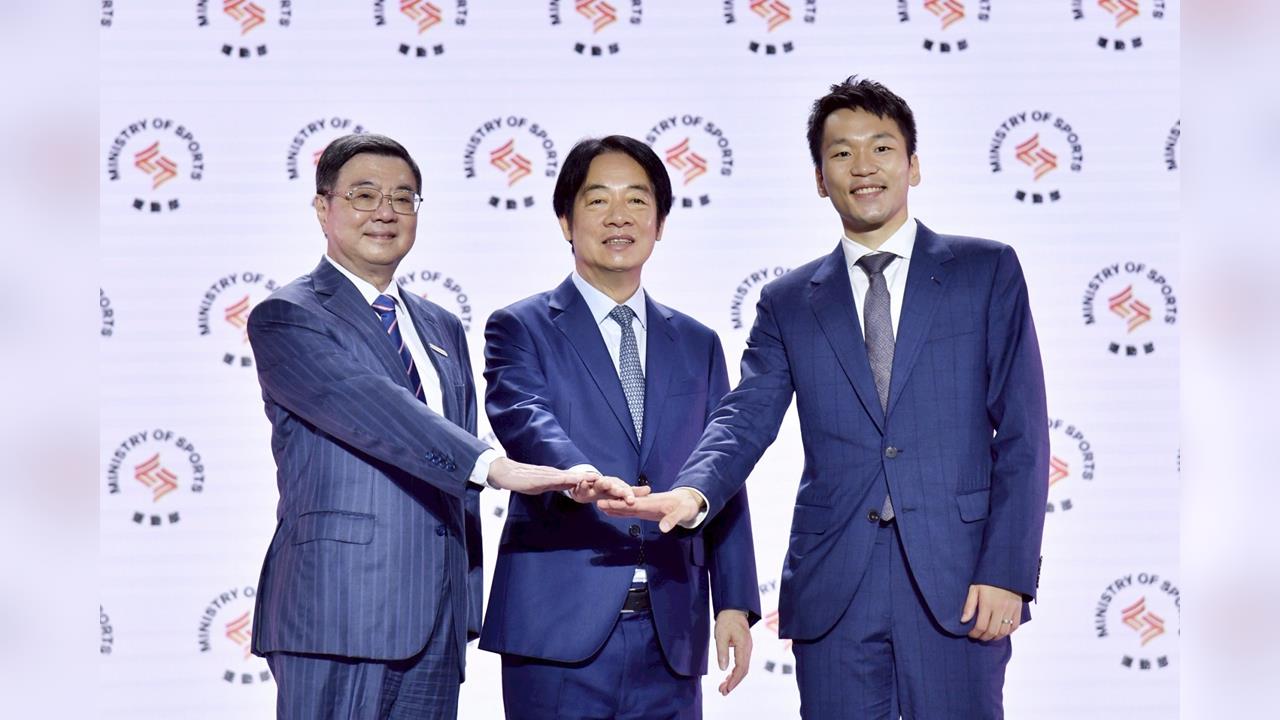 快新聞/運動部誕生!李洋上任部長 賴清德、卓榮泰親曝期許