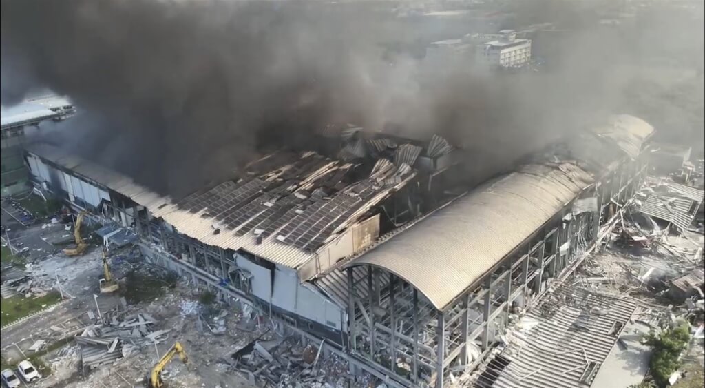 明揚：估火災廠房設備及存貨財產損失10.28億元
