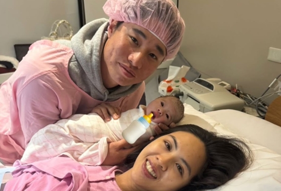 獨家／恭喜！林昱珉當爸爸了　抱愛女幸福笑容藏不住