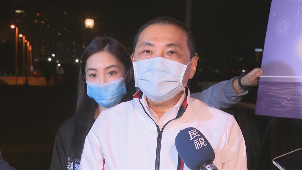 淡水漁人碼頭跨年焰火秀 侯友宜視察準備工作