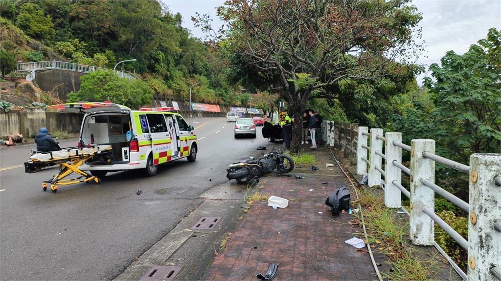 快新聞／打工途中遇死劫！　19歲女騎士大坑山遭撞墜6米邊坡不治