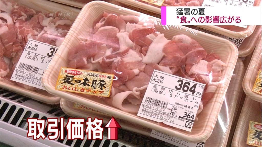 日本酷暑牲畜也「食慾不振」 肉類、乳品價揚