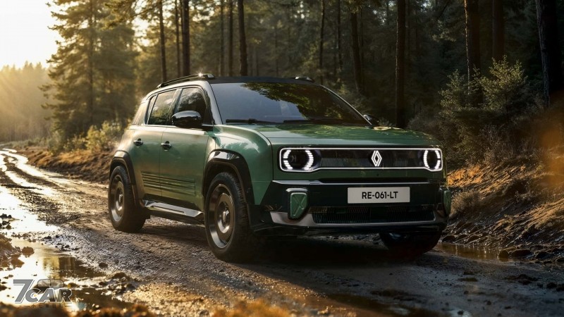 增加後軸馬達、強調越野精神　Renault 4 Savane 4x4 Concept 登場