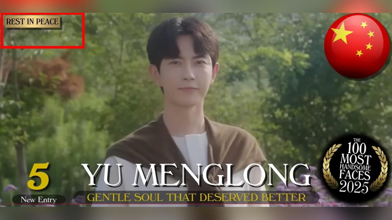 全球百大帥哥榜「于朦朧入選」！影片見「R.I.P」惹鼻酸⋯冠軍遭中共封殺