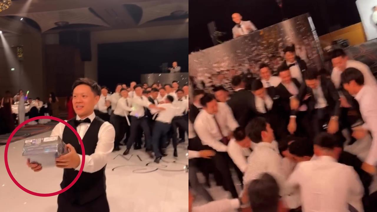 婚禮不丟捧花改丟「限量寶可夢卡牌禮盒」！全場男賓「暴衝瘋搶」畫面曝光