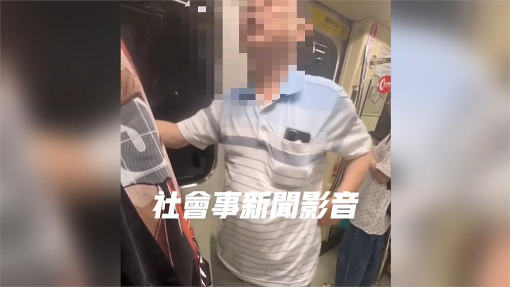 醉漢大鬧北捷車廂！　踩到人不道歉還飆罵爆衝突